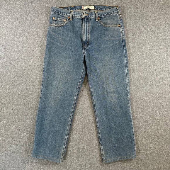 Levi's Other - Levis 516 Slim Fit Straight Leg Jeans Mens 36x30 Blue Denim Vintage Made Canada